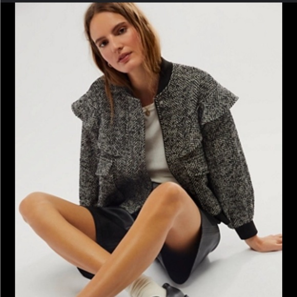 DRIFTWOOD Jackets & Blazers - NWT Driftwood Frill Bomber Jacket XL
